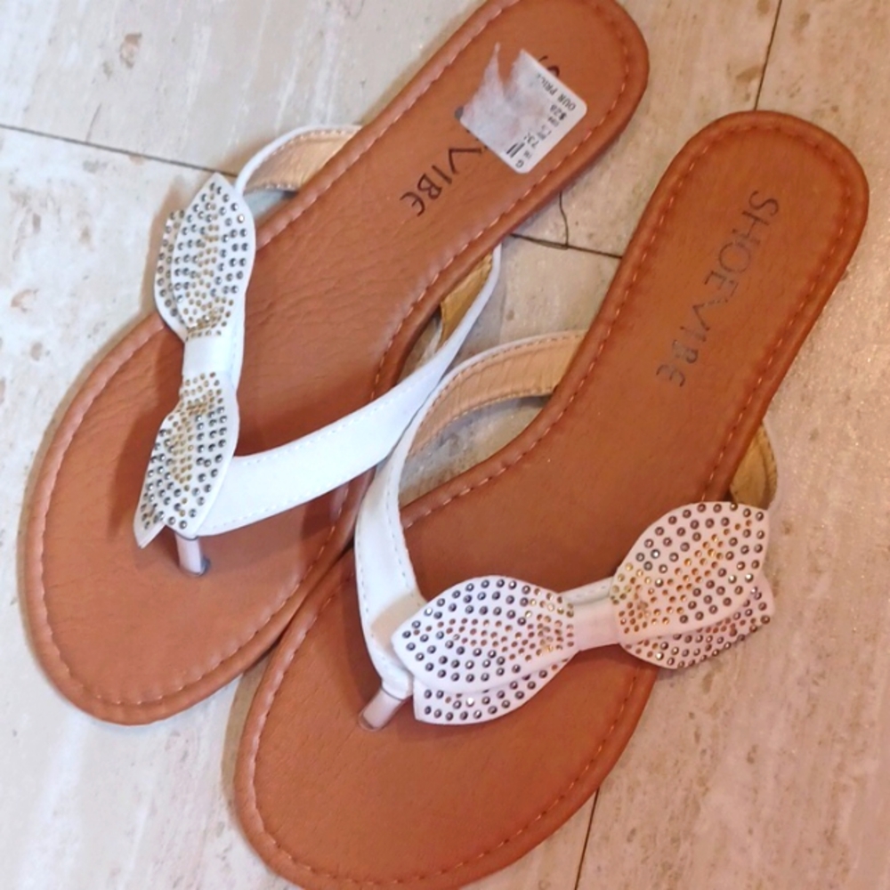 Shoe Vibe Adorable Bow Tie Sandals